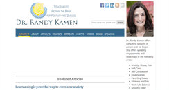 Desktop Screenshot of drrandykamen.com